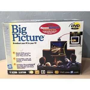 NEW X-10 Big Picture Broadcast PC To TV Transmitter w/ Mouse Remote Model VK 25A